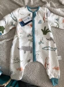 Split-Leg Sleepsack Detachable Sleeves photo review