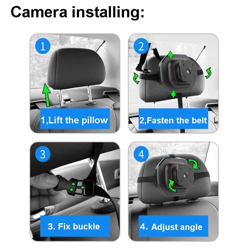 HD Dual Baby Car Monitor